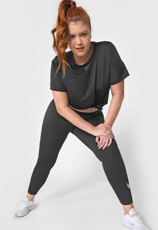 Nike Leggings Plus Size One em Preto