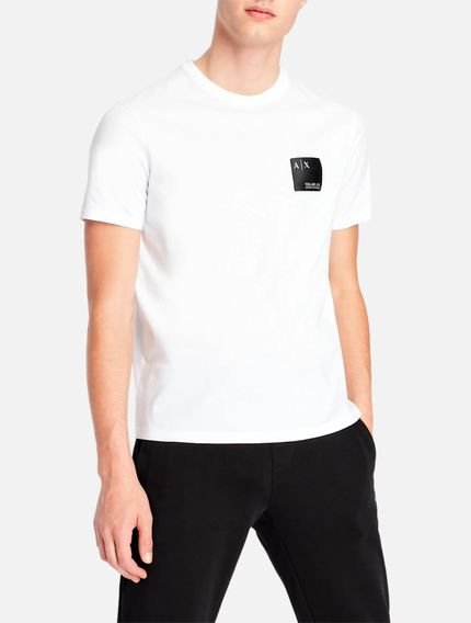 Camiseta Armani Exchange Tazz 6LZTAZ Branco - Marca Armani Exchange