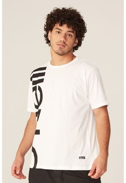 Camiseta Oneill Estampada Big Logo Off White - Marca Oneill