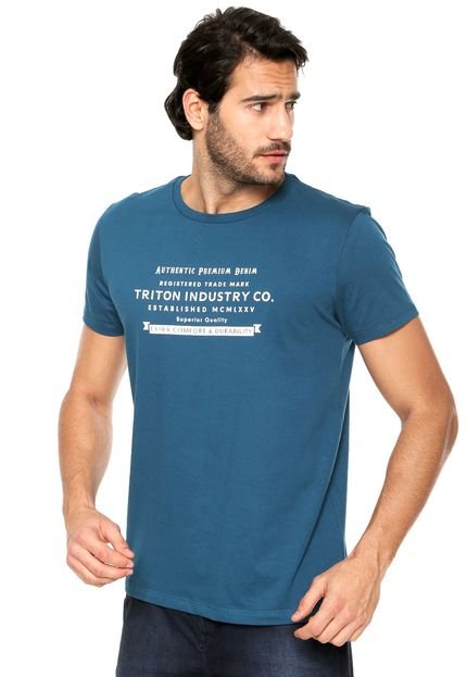 Camiseta Triton New Azul - Marca Triton