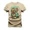 Camiseta Plus Size Unissex Algodão Estampada Premium Confortável Goscoot - Bege - Marca Nexstar
