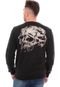 Moletom John John Masculino Jaw Skull Preto - Marca John John