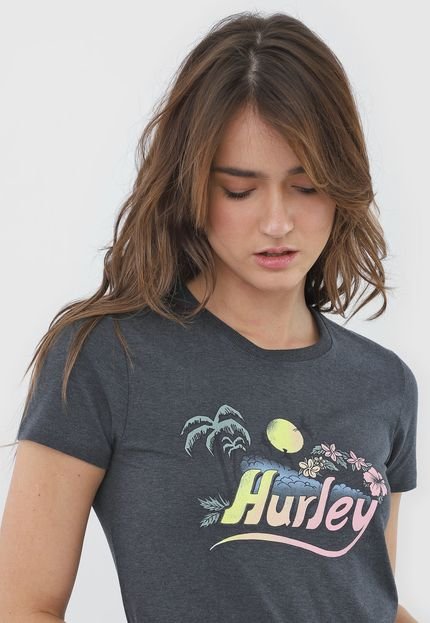Camiseta Hurley Retro Beach Grafite - Marca Hurley