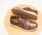 Sapato Social Couro Texturizado Oxford Masculino Forro Couro Ultra Macio Confortável Casual Marrom - Marca FRANCA GRIFFE