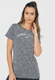 Camiseta Gris-Negro-Blanco UNDER ARMOUR Tech Twist Graphic L