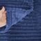 Manta Microfibra Casal Plush Alto Relevo BBC Azul - Marca BBC Malhas