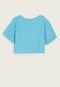 Camiseta Infantil Malwee Kids Paetê Azul - Marca Malwee Kids