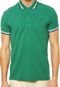 Camisa Polo Colcci Listras Verde - Marca Colcci