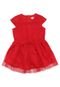 Vestido Carinhoso Menina Vermelho - Marca Carinhoso