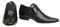 Sapato Masculino Malbork Em Couro Verniz Com Elástico Preto 517 Preto - Marca Malbork