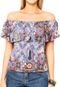 Blusa FiveBlu Ciganinha Roxa - Marca FiveBlu