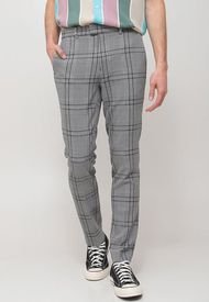 Pantalón Topman Casual Trousers Multicolor - Calce Skinny