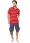 Camisa Polo Tommy Hilfiger Stripe Vermelha - Marca Tommy Hilfiger