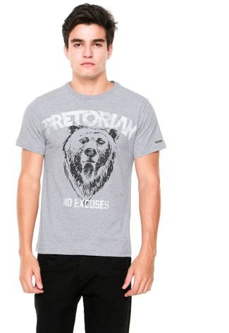 Camiseta Pretorian Bear Cinza