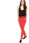 Calça Letage Skinny Texturizada Vermelha - Marca Letage