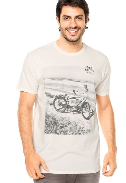 Camiseta Redley Bike Off-White - Marca Redley