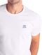 Camiseta King & Joe Masculina Slim Basic Blue Logo Branca - Marca King & Joe