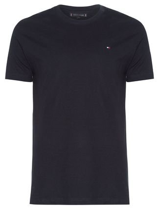 Camiseta Tommy Hilfiger Masculina Essential Azul Marinho