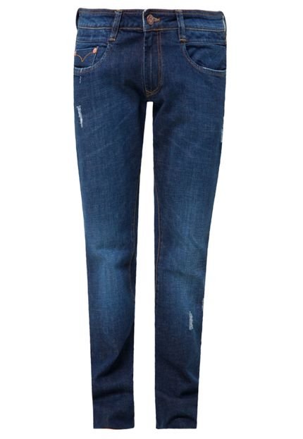 Calça Jeans Carmim Reta Like Azul - Marca Carmim
