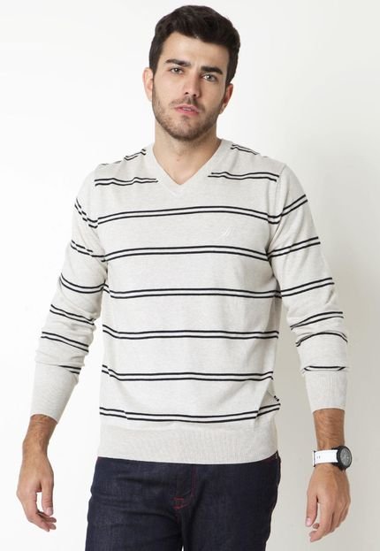 Suéter Nautica Brand Cinza - Marca Nautica