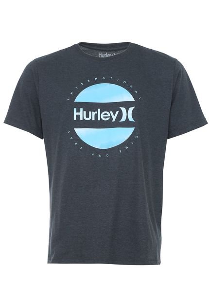 Camiseta Hurley Circle Dye Logo Grafite - Marca Hurley