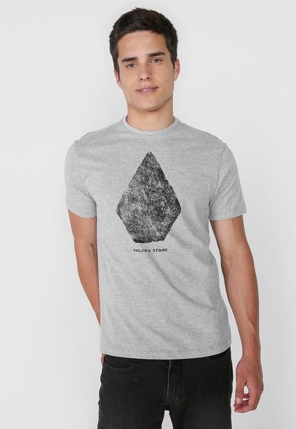 Camiseta Volcom Stone Wall Cinza - Marca Volcom