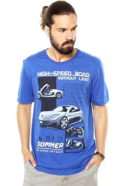 Camiseta Sommer High-Speed Azul - Marca Sommer