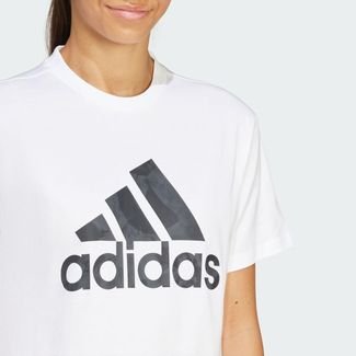 Adidas Camiseta Estampada Floral Big Logo