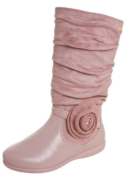 Bota Pampili Gloss Two Rosa - Marca Pampili