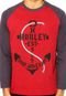 Camiseta Raglan Hurley Anchor Vermelha - Marca Hurley