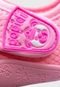 Tenis Meia Menina Bebe Popidi Calce Facil Rosa - Marca Pópidí