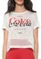 Camiseta Coca-Cola Jeans Lettering Off-White - Marca Coca-Cola Jeans