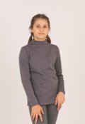 Blusa Térmica Infantil Menina Peluciada Gola alta Segunda Pele Manga Longa 6 ao 16 Lavin Kids 06-A  Bordô - Marca Lavin Basic