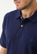 Camisa Polo Cotton On Reta Bordada Azul-Marinho - Marca Cotton On