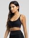 Top Feminino Alcinha Suplex Moda Fitness Academia Vicbela Preto - Marca Vicbela