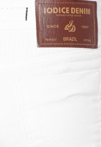 Calça Jeans Iódice Denim Skinny Pockets Branca