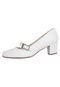 Scarpin Piccadilly Mary Jane Branco - Marca Piccadilly