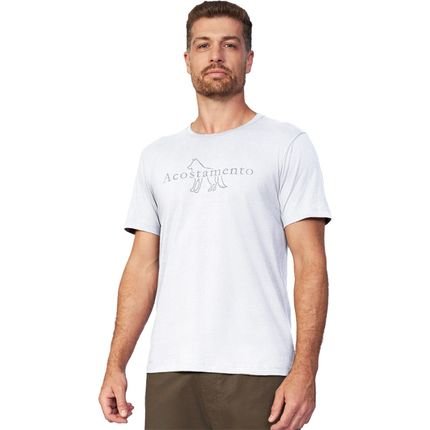 Camiseta Acostamento Lined Pr25 Branco Masculino - Marca Acostamento