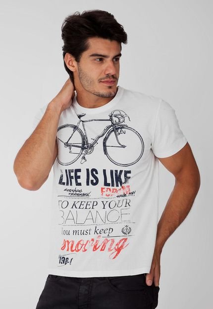 Camiseta Forum Muscle Life is Like Branca - Marca Forum