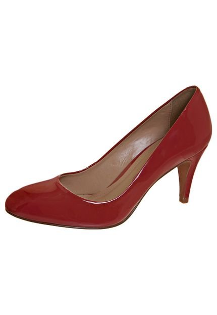 Scarpin Verniz Vermelho - Marca My Shoes