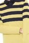 Suéter Calvin Klein Tricot Dupla Face Amarelo/Azul - Marca Calvin Klein