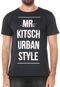 Camiseta Mr Kitsch Manga Curta Estampada Preta - Marca MR. KITSCH