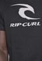Camiseta Rip Curl Icon Preta - Marca Rip Curl