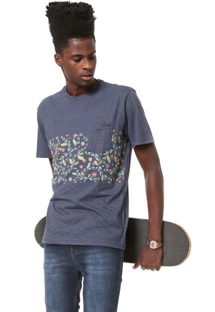 Camiseta Volcom Sea Weed Azul - Marca Volcom