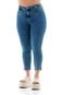 Capri Jeans Feminina Arauto Hot Pants  Azul Claro - Marca ARAUTO JEANS