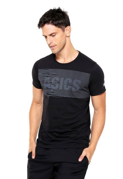 Camiseta Asics Training Graphic SS Tee Preta - Marca Asics
