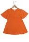 Vestido Colcci Kids Flamingos Laranja - Marca Colcci Kids