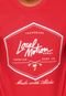 Camiseta Local Motion Easy Does It Vermelha - Marca Local Motion