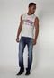 Regata Calvin Klein Jeans Capuz Ajuste Off-White - Marca Calvin Klein Jeans