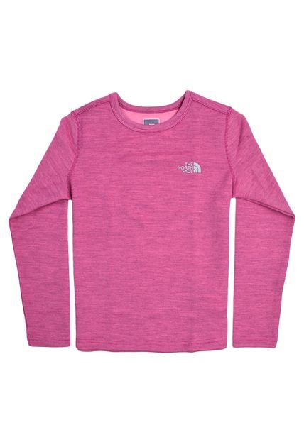 Blusa Infantil The North Face Baselayer Kids Rosa - Marca The North Face